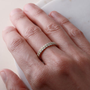 Embrace Ring - Silver & Gold