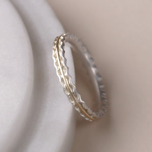 Embrace Ring - Silver & Gold