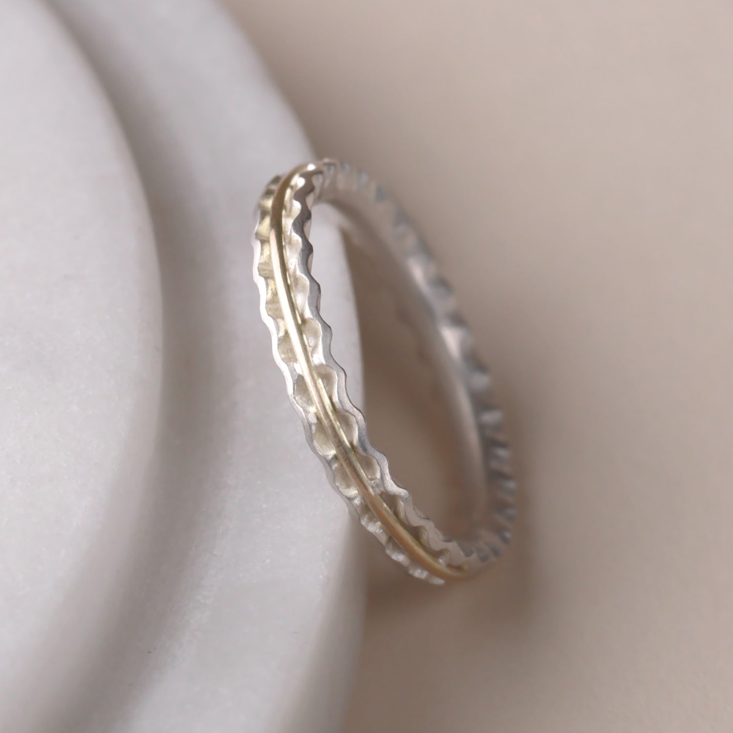 Embrace Ring - Silver & Gold