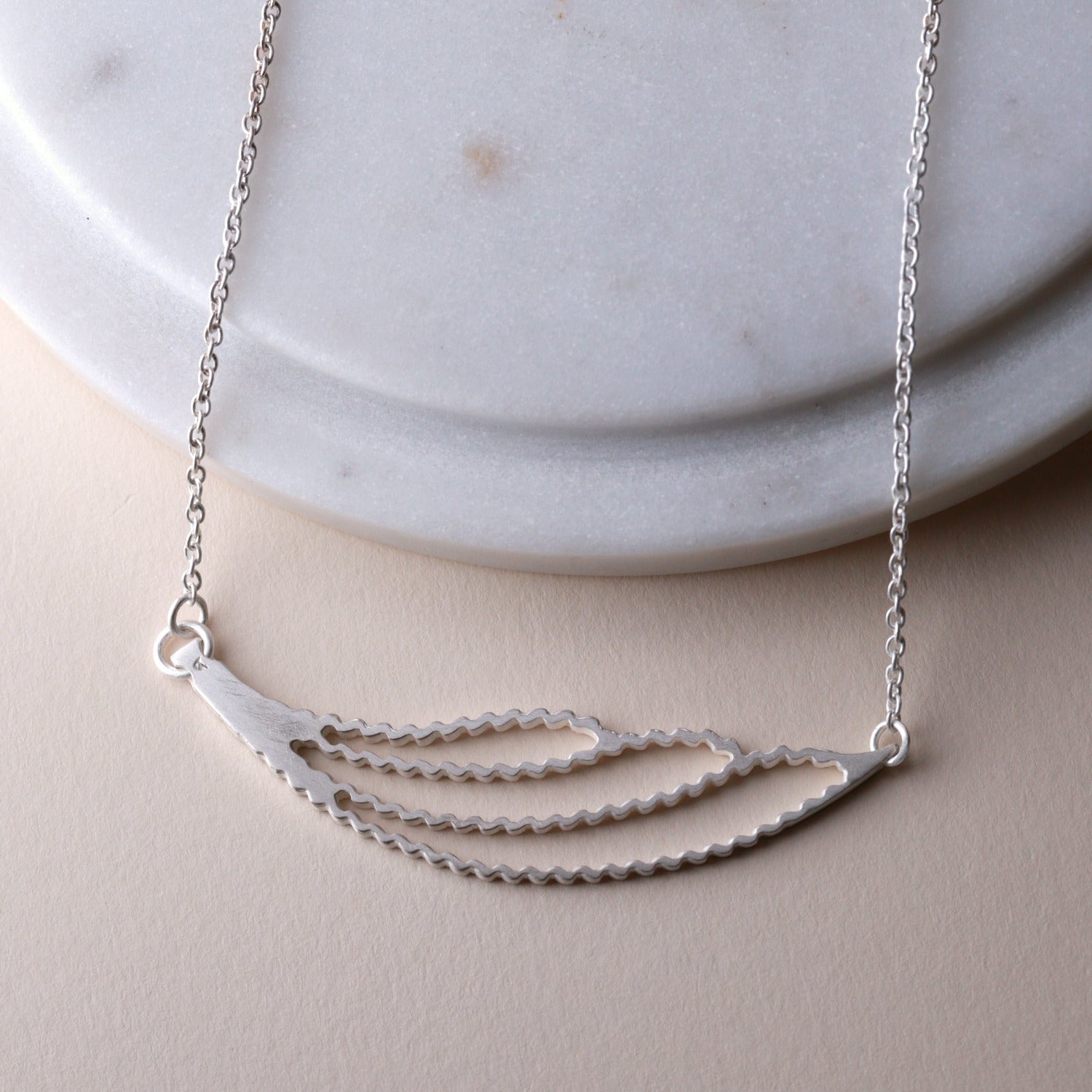 Cloud Necklace - Sample - Silver