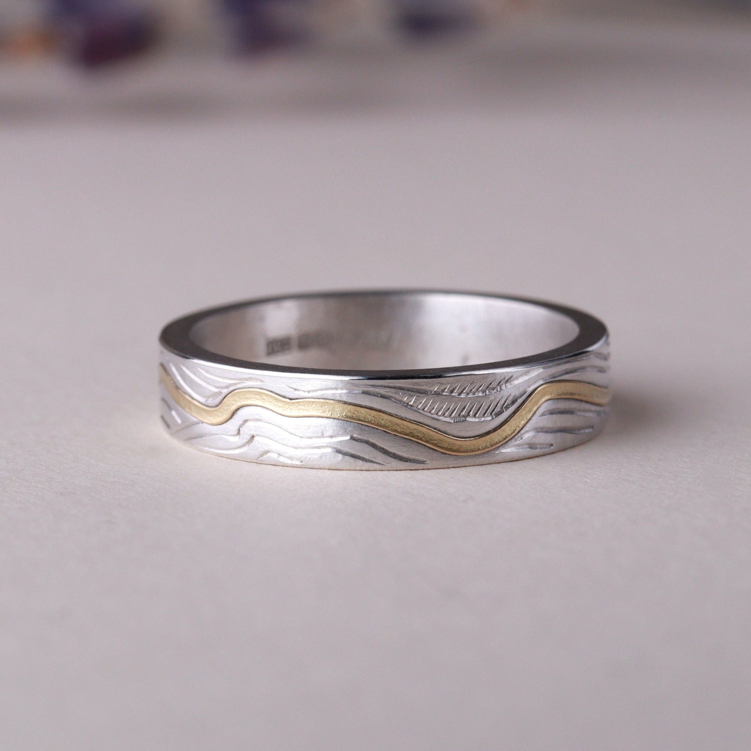 Contours Ring - Silver & Gold