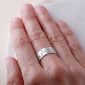 River Ring - Silver, Gold & Diamonds