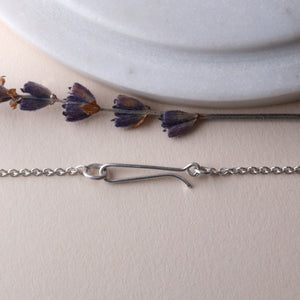 Spiral Necklace - Silver