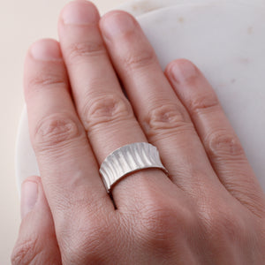 Inside Out Bilbao Ring - Sample - Silver