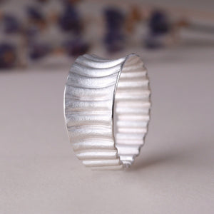 Inside Out Bilbao Ring - Sample - Silver