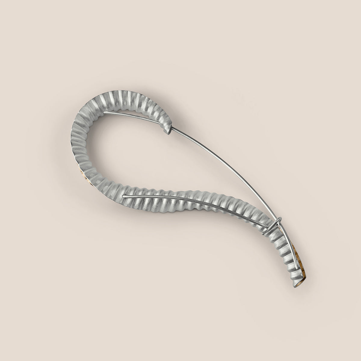 Shore Lapel Pin II - Silver with Gold-plating