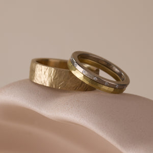 Celestial & Terra Rings Set - Gold