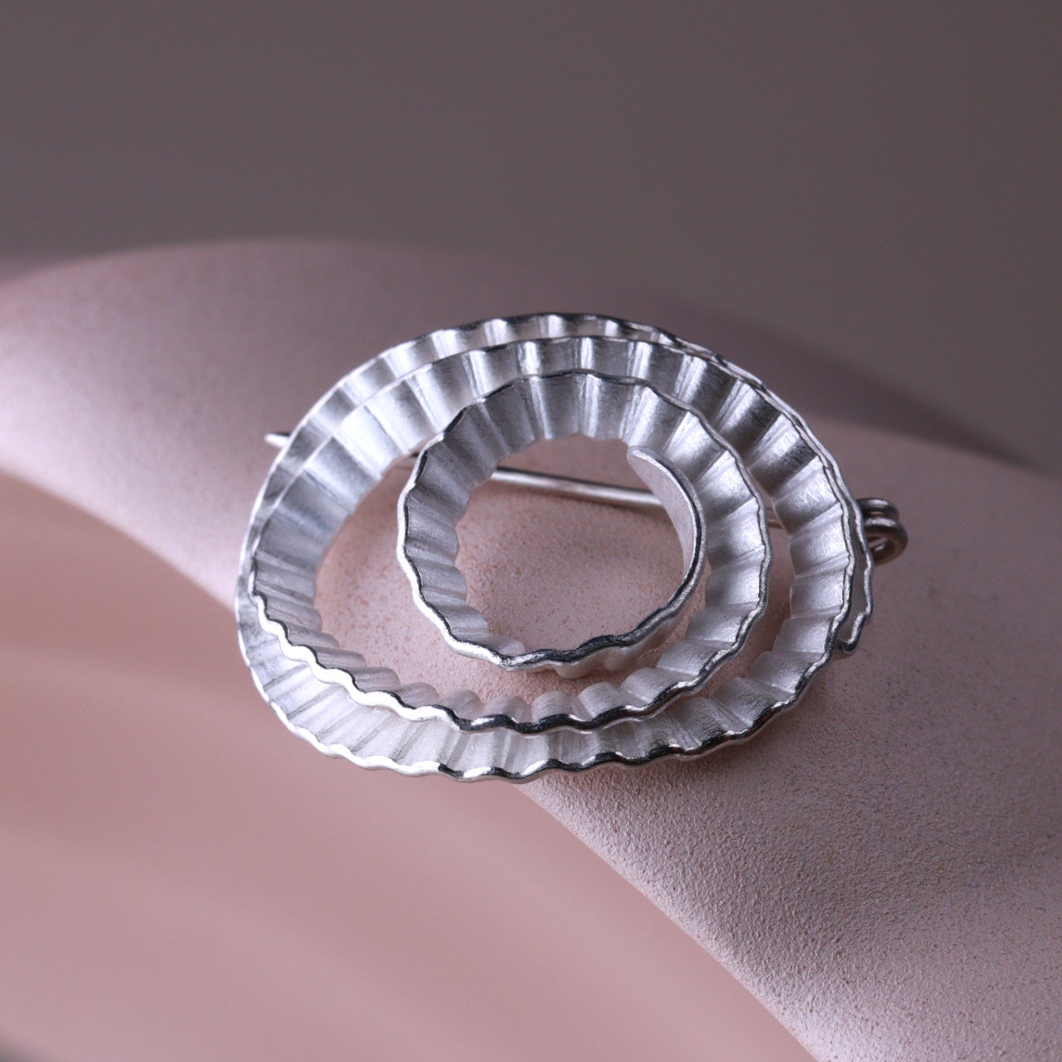 Where the path goes Brooch - Silver