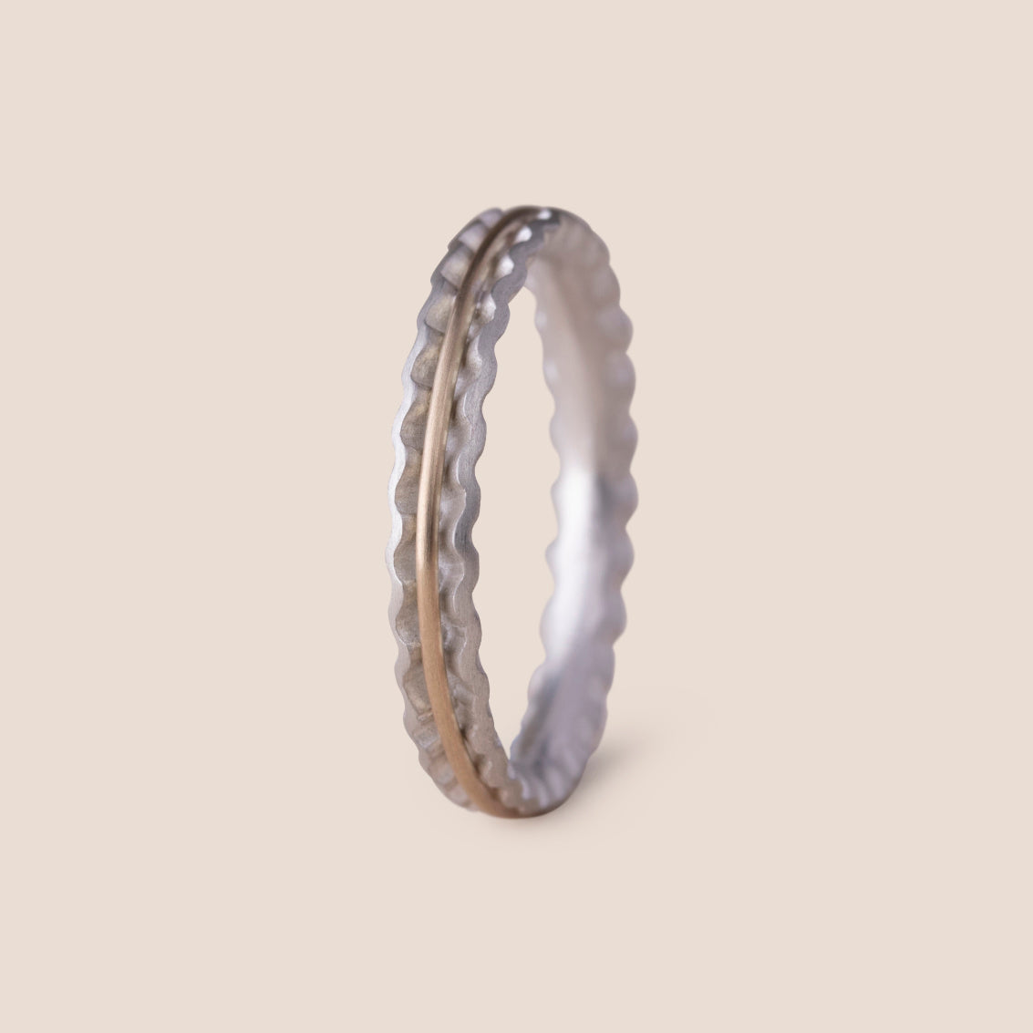 Embrace Ring - Silver & Gold