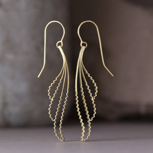 Cloud Earrings - Gold Plated or 18ct Gold