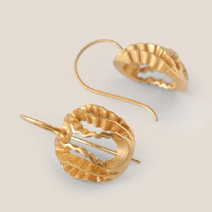 Mini Strata Earrings - Gold Plated