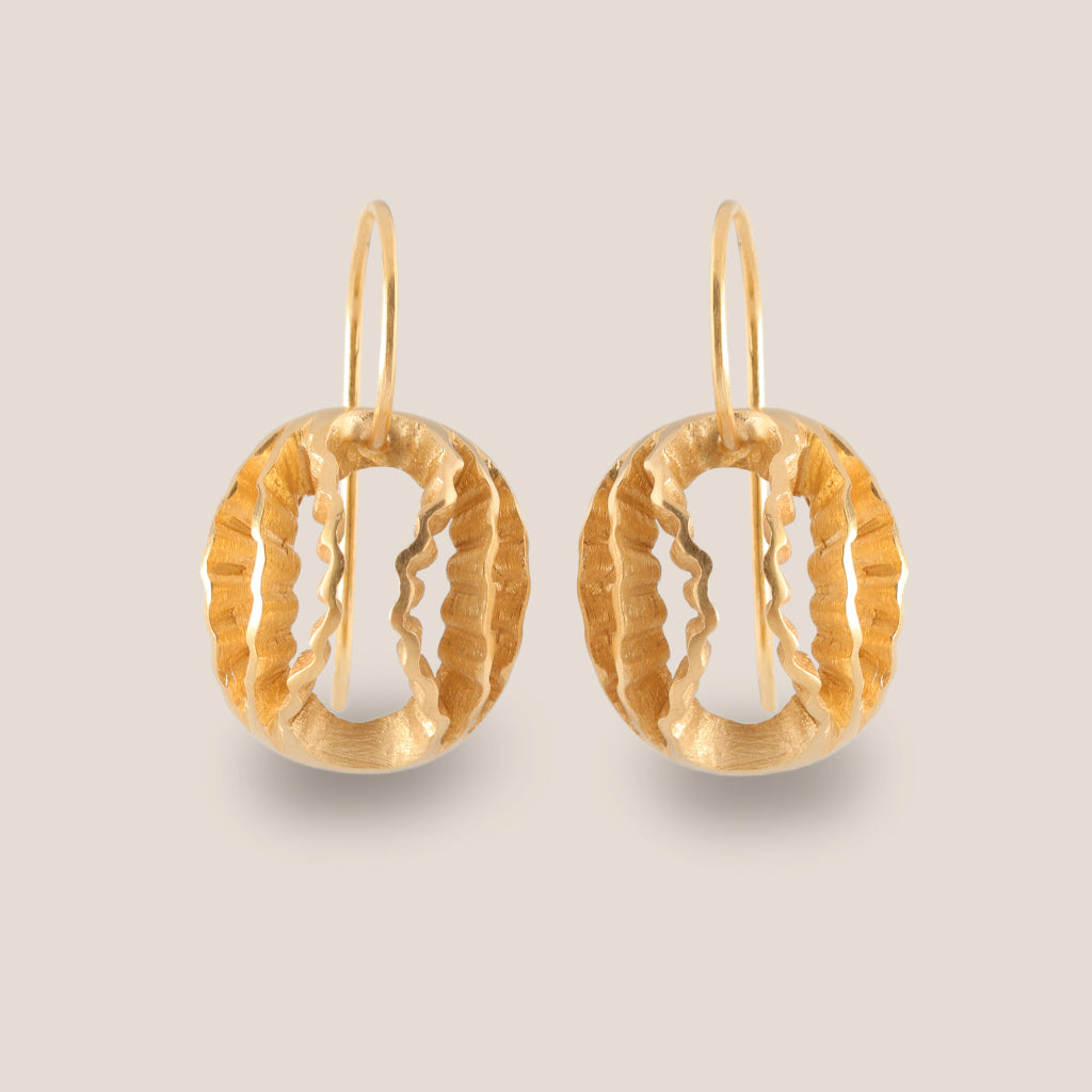 Mini Strata Earrings - Gold Plated