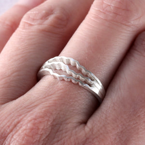 Strata Ring - Silver