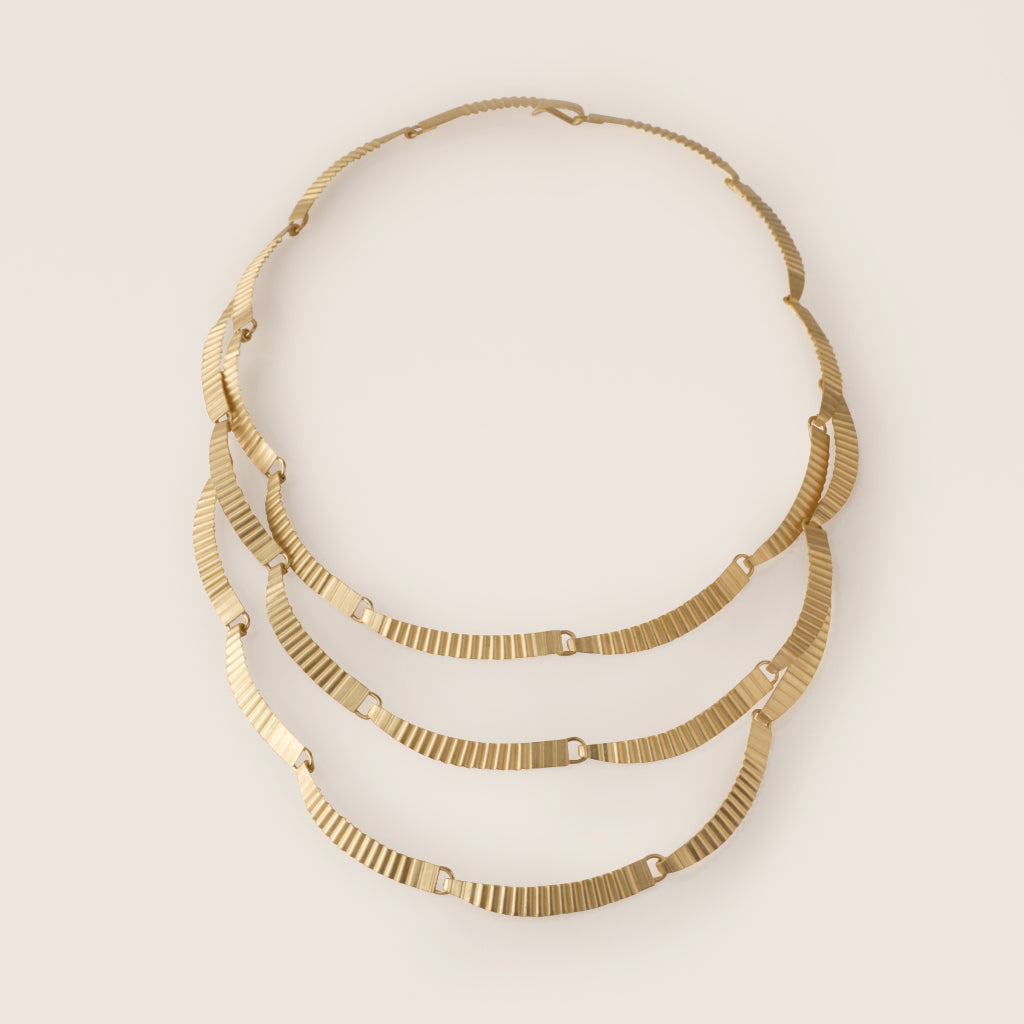 Statement Kyoto Necklace - Gold Plated