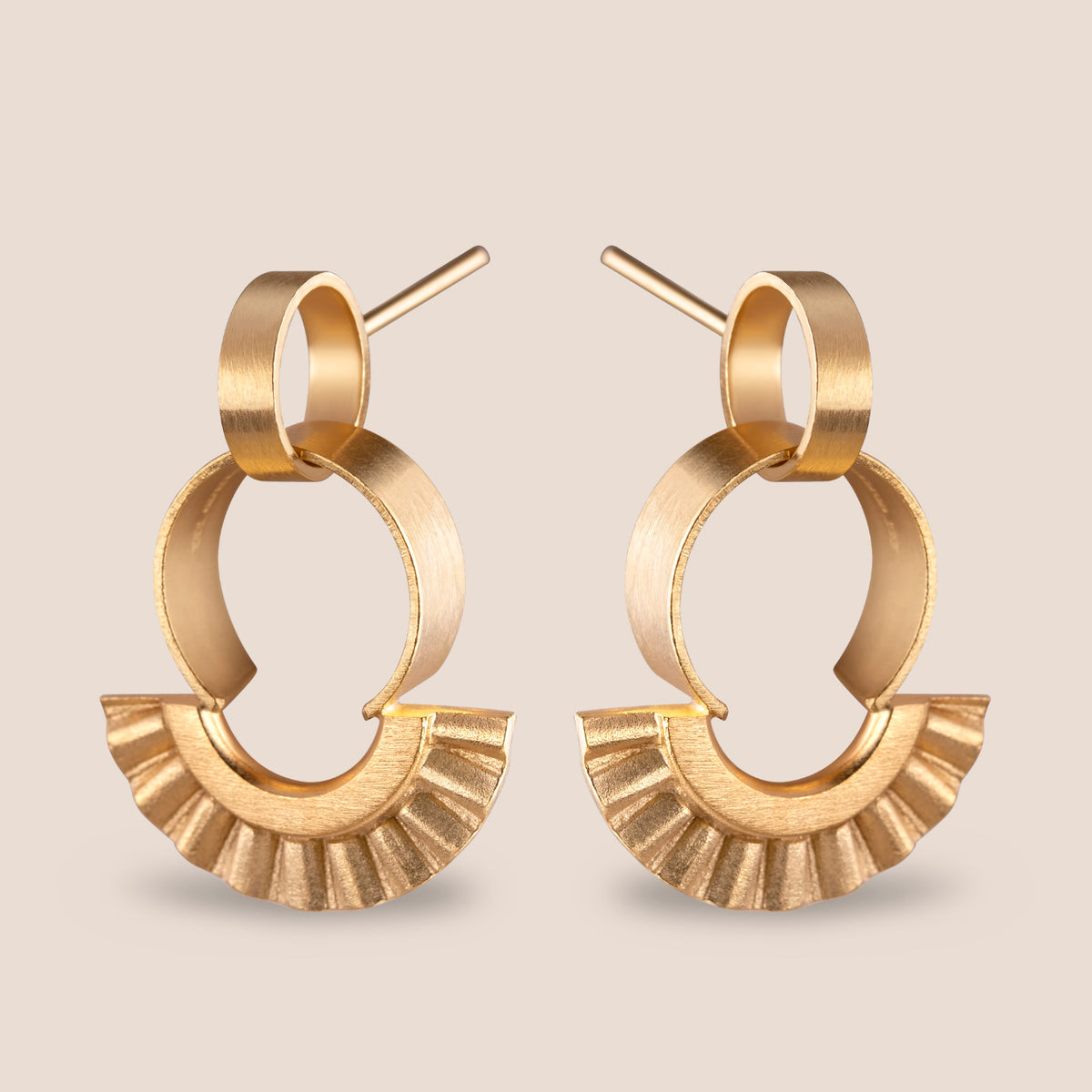 Lucky Sunray Earrings - Gold Plated