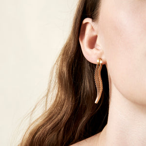 Strata Earrings - Gold Plated