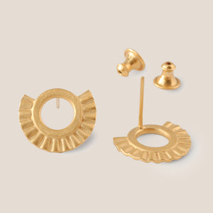 Sunray Earrings - Gold Plated