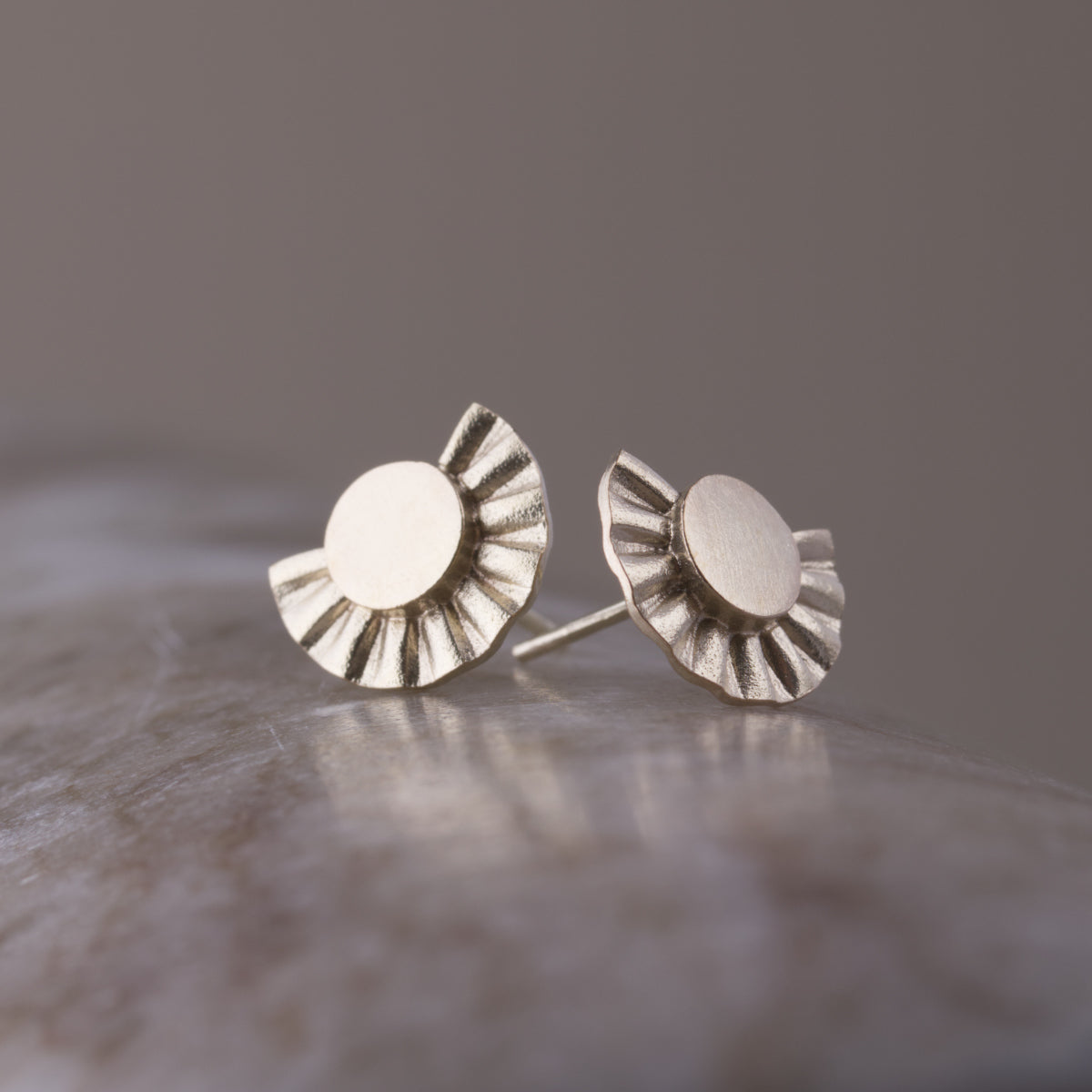 Mini Sunray Earrings - Fairmined Eco Gold