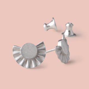 Mini Sunray Earrings - Fairmined Silver