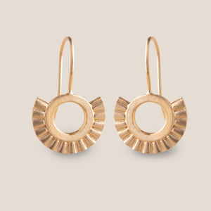 Sunray Drop Earrings - Gold Plated