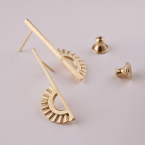 Sunrise Earrings - Gold Plated